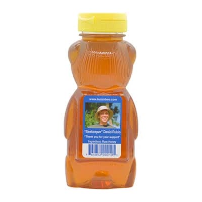Sweet Squeeze Raw Orange Blossom Honey – 12oz Bear