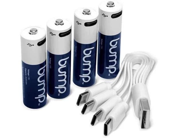 Bump AA Rechargeable Batteries