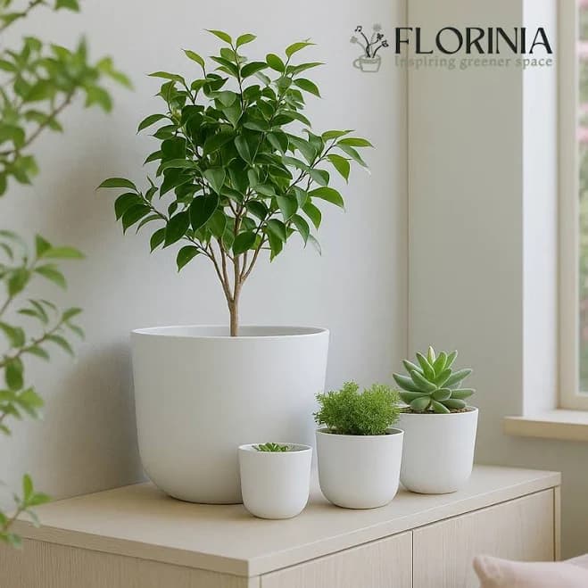 Florinia 4-Piece Round Planter Set