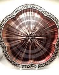 Rossini Tray Vintage Psychedelic from Japan. 1970s