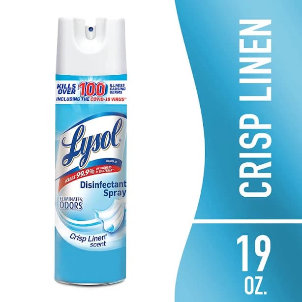 Lysol Disinfectant Spray Crisp Linen
