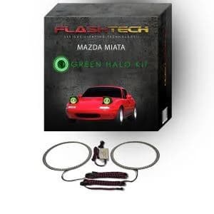 Mazda Miata 1990-1997 Green LED Halo Headlight Kit