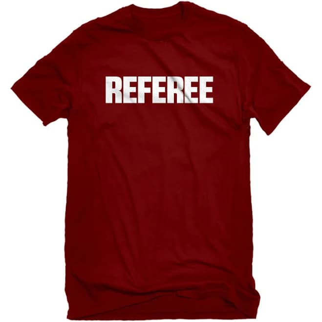 Mens Referee Short Sleeve T-shirt 3269