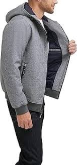 Tommy Hilfiger Chaqueta bomber con relleno activo de carcasa suave para hombre, forro acolchado gris jaspeado, talla XXL, Forro acolchado gris jaspeado : Ropa, Zapatos y Joyería - Amazon.com