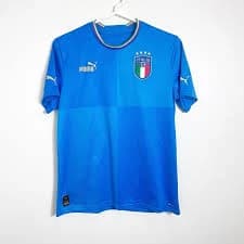 Puma Italia Italy 2022/2023 Home Soccer Jersey Blue Youth XL
