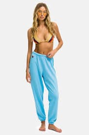 Aviator Nation 5 Stripe Sweatpants - Sky/Blue | Garmentory