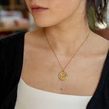 Wholesale A-OK Smiley Necklace for your store - Faire