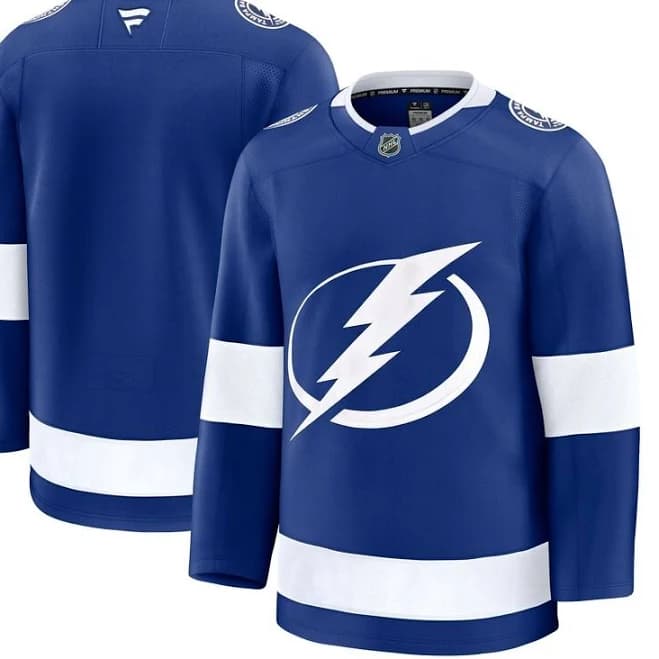 Fanatics Men's Tampa Bay Lightning Home Premium Jersey