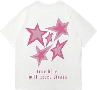 Men's Star Shirt Graphic Tees Jersey Shirts Casual Crewneck Short Sleeve T Shirt