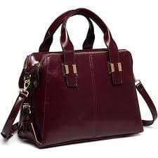 Amazon.com: ROUROU Fashion Handbag for Women Patent Leather Shoulder Bag Top Handle Satchel Large Capacity Crossbody Bag Evening Purse : Clothing, Shoes & Jewelry