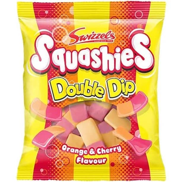 Swizzels Double Dip Orange & Cherry Squashies