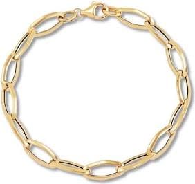 Jared 14K Yellow Gold Elongated Link Bracelet