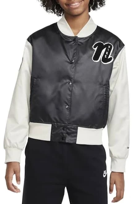 Kids Nike Girls' Sportswear Varsity Jacket