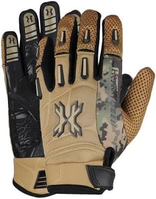HK Army Pro Gloves Full Finger Tan Camo