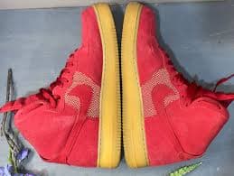 Nike Air Force 1 High '07 LV8 Gym Red Hyper Shoes Men's 806403601 Sz 12 Gum Sole | eBay