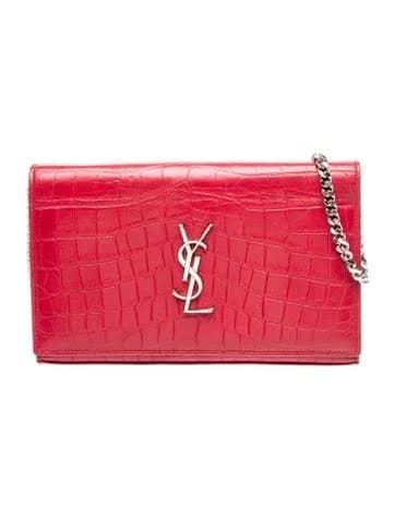 Saint Laurent Kate Embossed Shoulder Bag