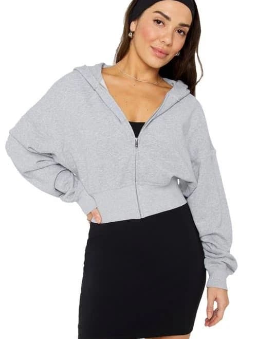 Fabletics Women's Year Round Terry Cropped Hoodie
