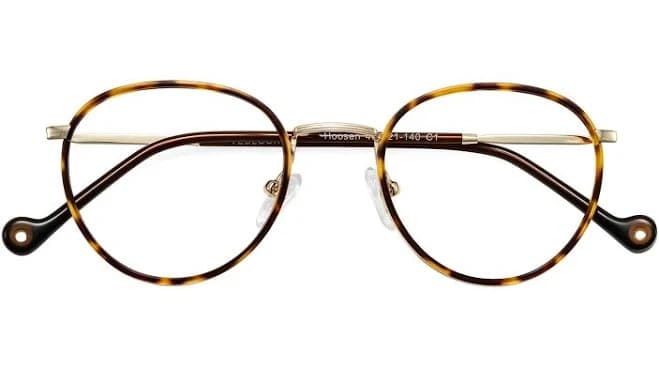 Narrow Retro-Vintage Windsor Round Glasses