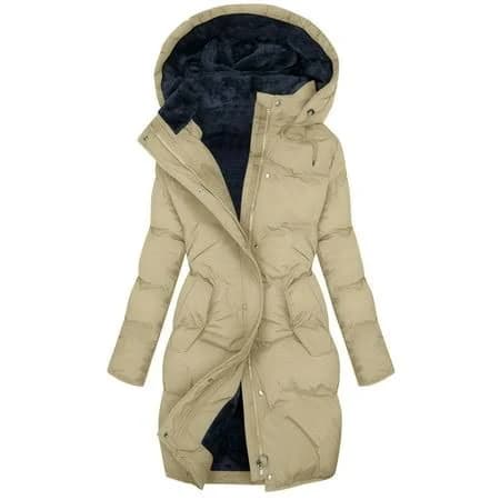 Women's Sherpa Lined Waterproof Full-Zip Puffer Jacket