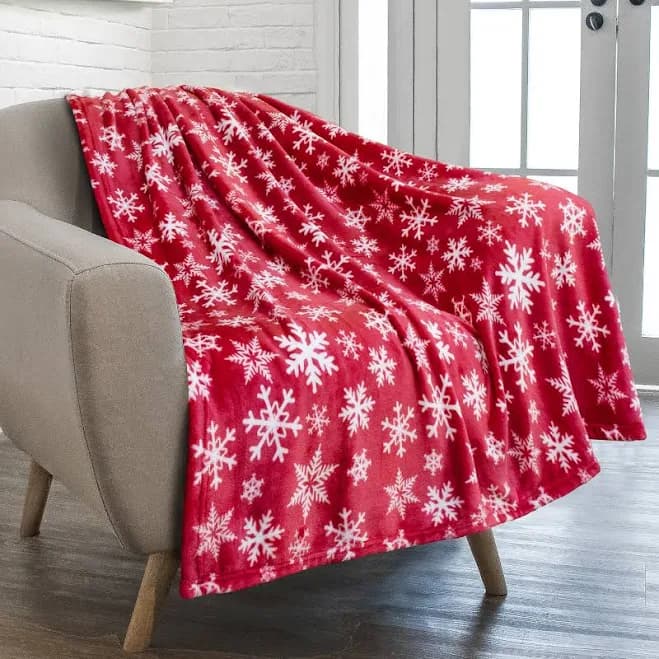 Pavilia Christmas Throw Blanket Christmas Holiday Fleece Blanket