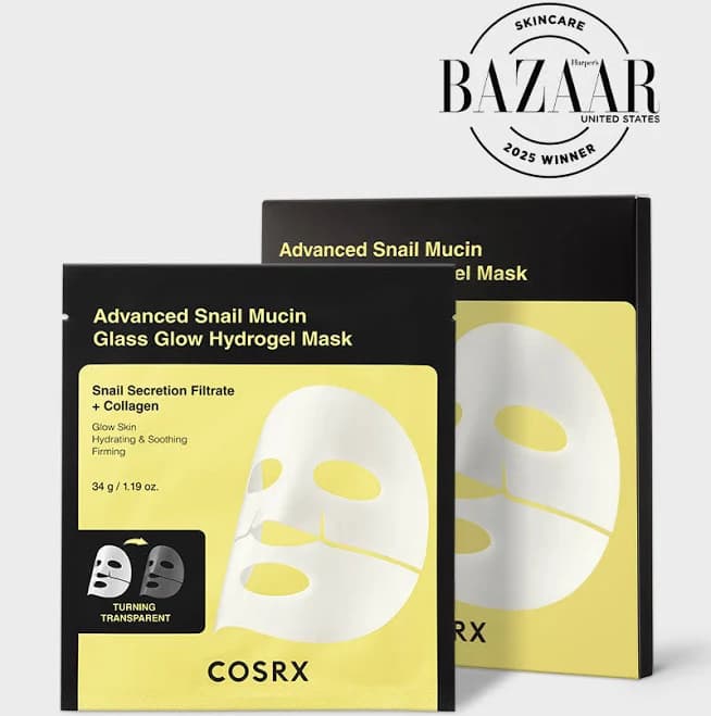COSRX Advanced Snail Mucin Glass Glow Hydrogel Mask