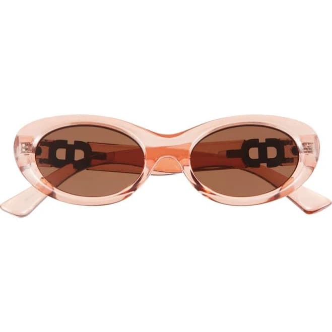 BP. Oval Sunglasses in Crystal Pink at Nordstrom
