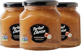 Caramelized Onion - Delicious Spread on Burgers, Meats, Cheeses & More - Ready-to-eat - 11.3 oz (Pack of 3)