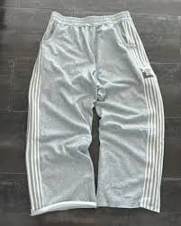 Korean Simple Stripe Baggy Casual Pants Men Women Harajuku Fashion Retro Y2K Style Oversize Trousers High Waisted Straight Pants - AliExpress 200000343