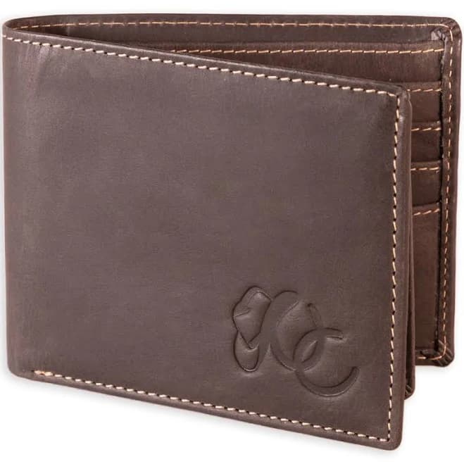 Men Leather Bifold Wallet