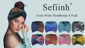Amazon.com : Sefiinh Boho Extra Wide Headbands For Women 7'' Large Headband Twist Head Bands Women's Hair Band Stretchy Turban Styling Accessories Tie Dye 8 Pack : Beauty & Personal Care