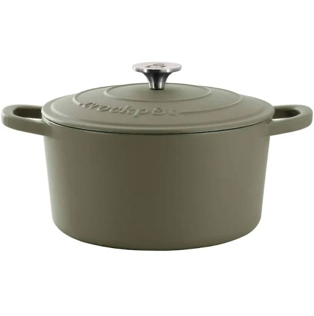 Crock Pot Artisan 5 Quart Enameled Cast Iron Dutch Oven