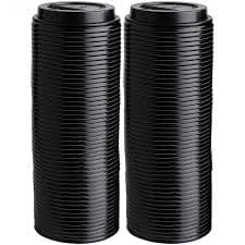 100 Pack Lids for 8oz Paper Hot Cups - Coffee Cup for Cold or Hot Drinks, Tea - Walmart Business Supplies