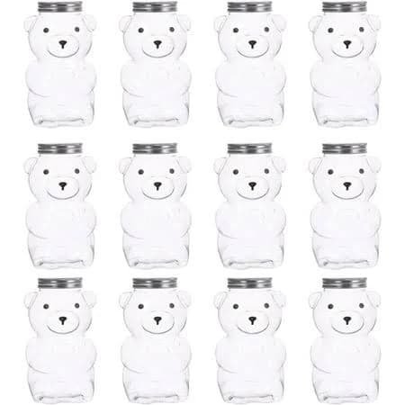 Lassos Boutique Bear-Shaped Plastic Jar