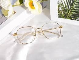 Narine - Rectangle Gold Glasses for Men & Women - Lensmart