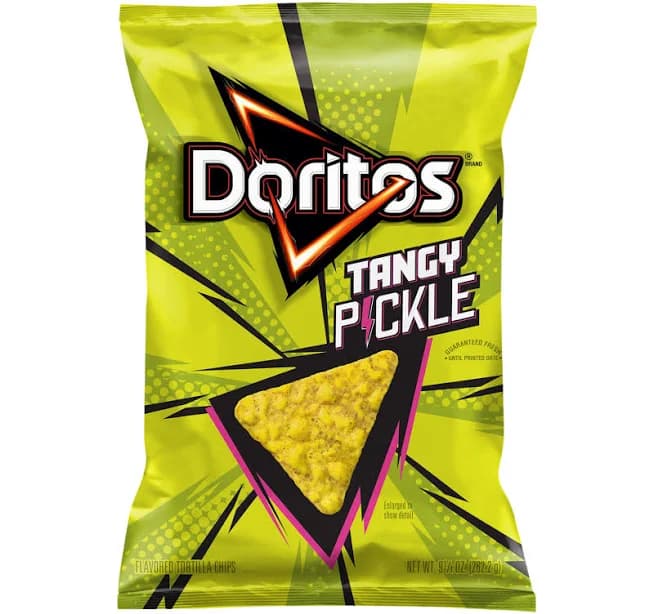 Doritos Tangy Pickle Tortilla Chips