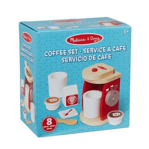 Melissa & Doug Wooden Coffee Set