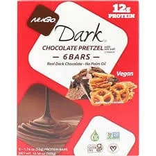 NuGo Dark Chocolate Pretzel Bars with Sea Salt