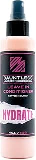Dauntless Leave-In Conditioner – Hydrating, Frizz-Control Spray for All Hair Types – Vegan, Gender-Neutral, Salon-Tested Formula – Valiant, Fearless, or Unscented Scent Options – 4oz Bottle