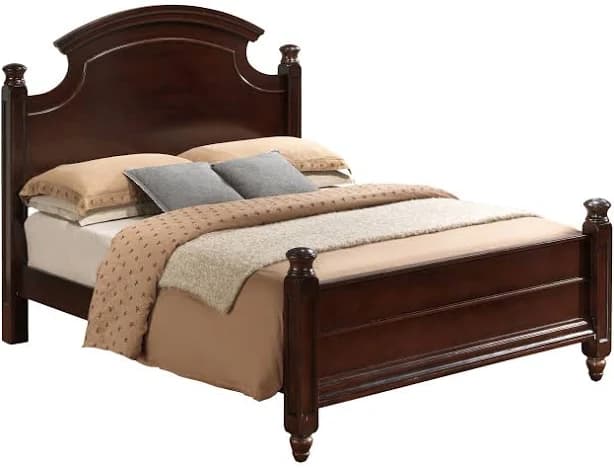 Hand Carved Traditional Bed