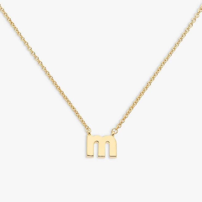 Gold Letter Pendant