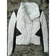 Blanc Noir Motion Panel Puffer Jacket