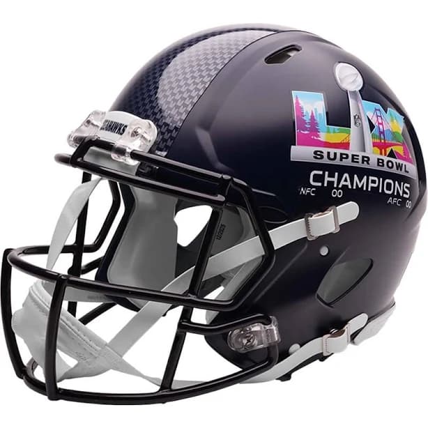 Riddell Seattle Seahawks Super Bowl LX Champions Speed Authentic Helmet