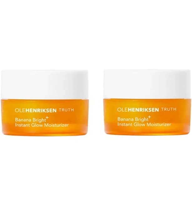 Ole Henriksen Bundle Of 2 OLEHENRIKSEN Banana Bright+ Instant Glow Moisturizer MINI Trial Size - New Beauty