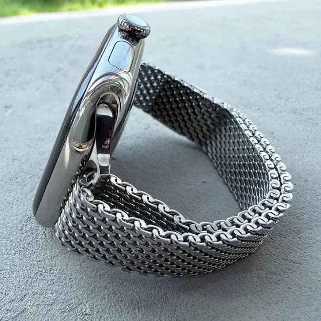 Milanese Loop Band for Apple Watch 38-49mm Magnetic Mesh Stainless Steel Strap iWatch Series 11 10 9 8 7 6 5 SE Ultra Gift for Her