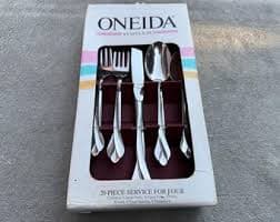 Oneida Southern Baroque Artistry USA Stainless Flatware 20 Piece Set, Service for 4. - Etsy