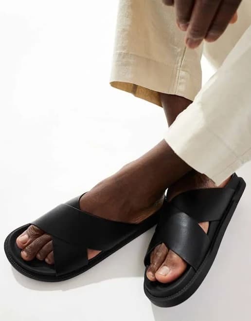 ASOS Cross Over Strap Sandals