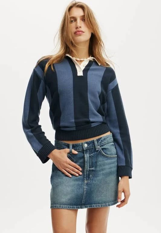 Cotton On Women's Original Denim Mini Skirt