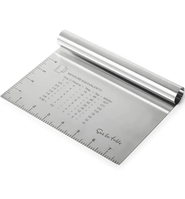 Sur La Table XL Stainless Steel Bench Scraper