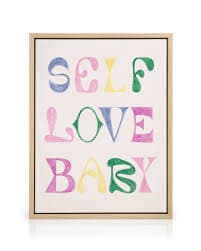 Self Love Baby Canvas Print – Colorful Wall Art Poster