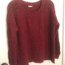 Bear Dance | Sweaters | Popcorn Knit Maroon Sweater | Poshmark